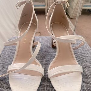 White Heeled Sandals